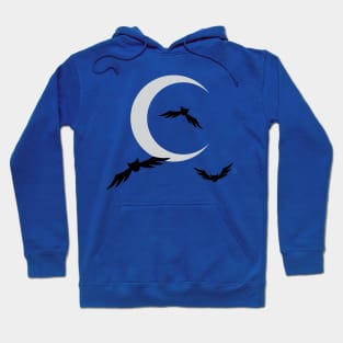 Bats and the Moon Hoodie
